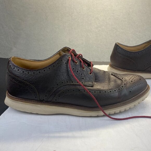 FootJoy Brown Club Casuals Wing Tip Leather Golf Mens Shoes Size 11M 79057